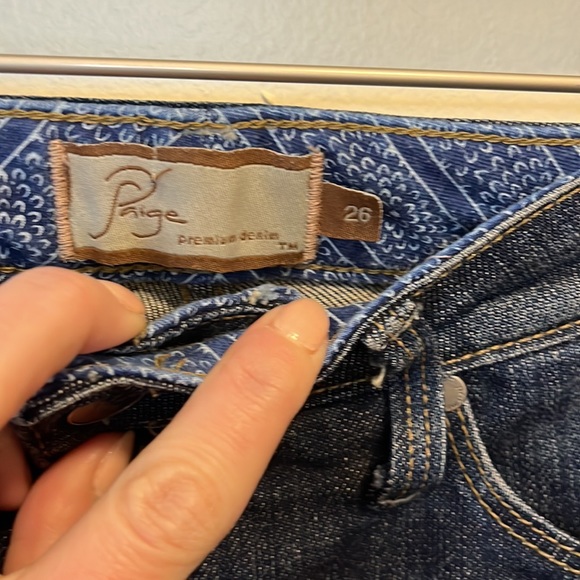 Paige Jeans Flair Leg Size 26 - Picture 3 of 9